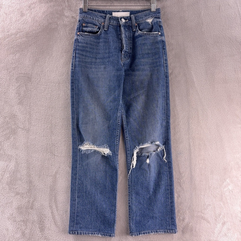 Mother Superior Jeans Womens Size 25x25 Playing With Scissors Blue The Tomcat